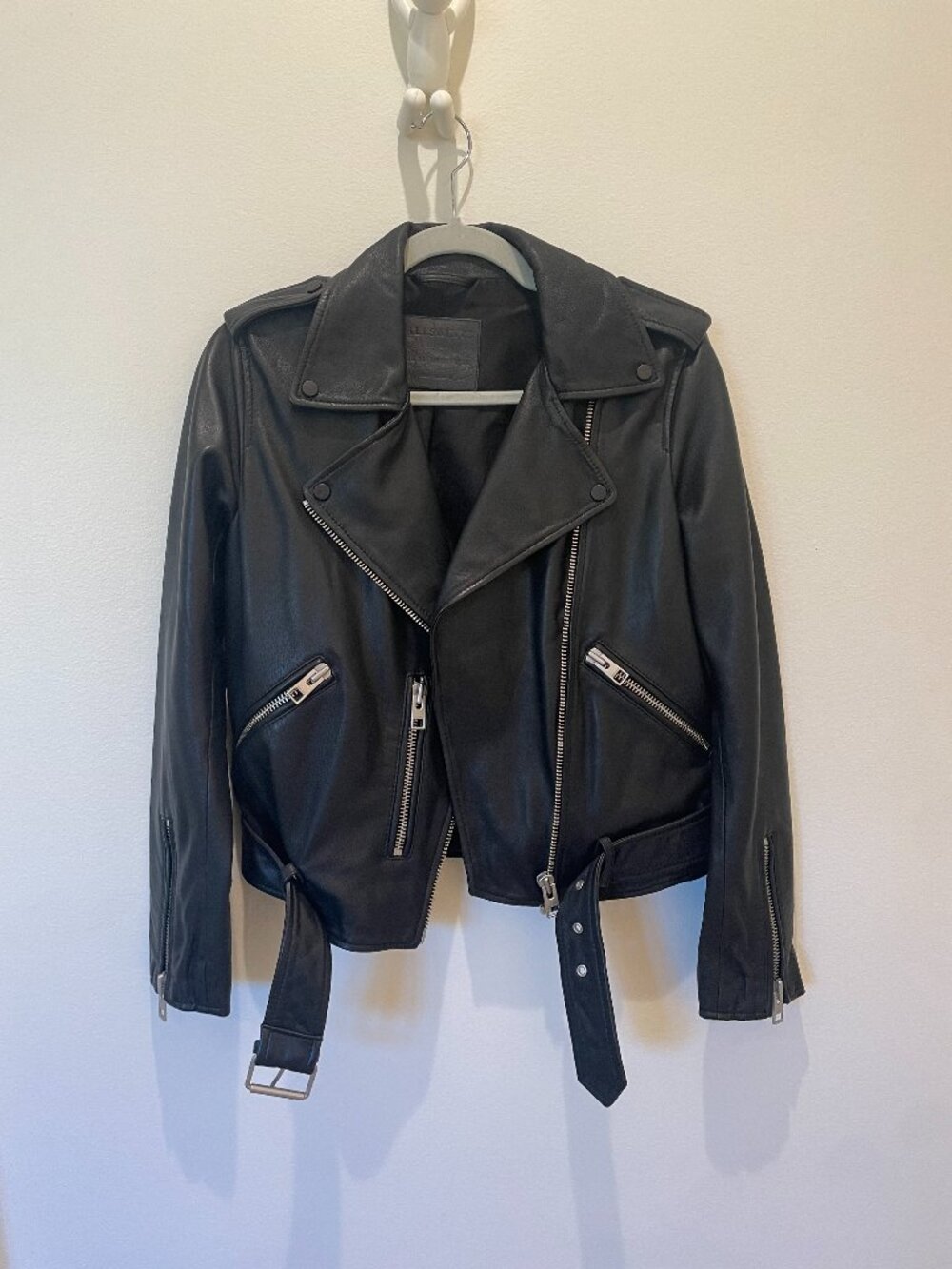 Brand New AllSaints Balfern Leather Biker Jacket
